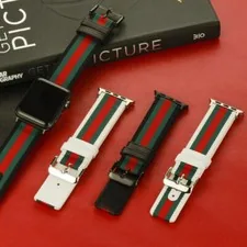 Luxury Leather Apple Watch Band Strap For iWatch Series 11