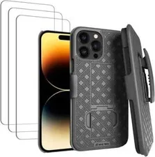 For iPhone 16 15 14 13 Pro Max Holster Belt Clip Holster