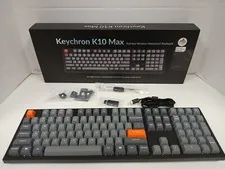 Keychron K10 Max Full Wireless Mechanical Keyboard, Red
