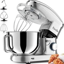 Stand Mixer, Electric Kitchen , 6 Speed Tilt-Head With