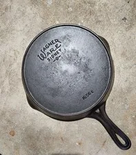 Vintage Wagner Ware Sidney -O- #6 Cast Iron Skillet 1056 E
