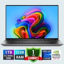 Dell Precision 5560 15.6" UHD TOUCH 32GB 1TB SSD I7 NVIDIA