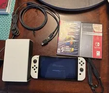 NINTENDO SWITCH OLED W/ 2 Games Bayonetta 2 & Ultimate