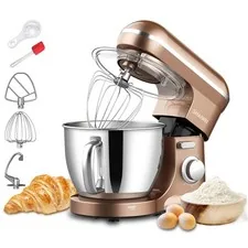 Kitchen Stand Mixer, 6.5 Quart, 6 Speed Tilt-Head Kitchen