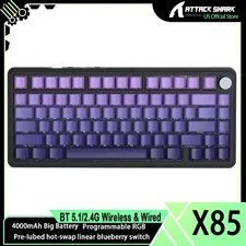 ATTACK SHARK X85 Wireless Mechanical Keyboard BT 5.1/2.4G