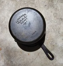 Vintage Wagner Ware Sidney -O- 1265 Cast Iron Deep Fat