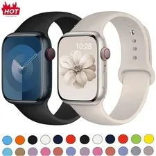 For Apple Watch Silicone Band Strap Series SE 1 2 3 4 5 6