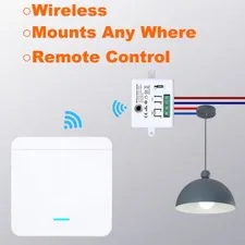 Smart Wireless Light Switch & Receiver ON/OFF Remote