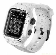 Waterproof Rugged Watch Band Case For Apple Series 9 8 7 6