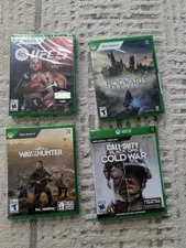 4 Factory Sealed Game Bundle XBox Series X