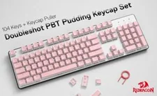 Redragon A130 Pink Pudding Keycaps, Standard OEM Profile