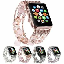 Bling Agate Bracelet Strap iWatch Band For Apple Watch