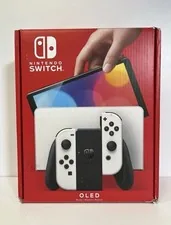 Nintendo Switch OLED (HEG-001) Console (64GB , White)
