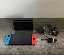 Nintendo Switch OLED 64GB Console With Neon Red Blue