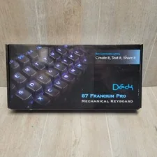 Deck 87 Francium Pro Gaming Keyboard Brown Cherry Mx Key