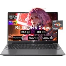 NIMO 15.6" IPS FHD Gaming Laptop 6 Cores AMD Ryzen 5 6600H