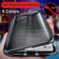 Privacy Anti Spy Magnetic 360 Protective Case For iPhone