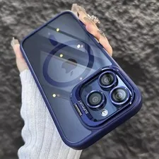 Camera Stand Mag Safe Case For iPhone 17 Pro Max 16 15 14