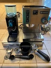 Rancilio Silvia V5 Espresso Machine + Rocky SD Grinder +