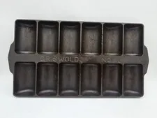 Vintage Griswold Cast Iron No. 11 #950 French Roll Pan