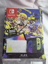 Nintendo Switch OLED Splatoon 3 Ed. Console CIB All