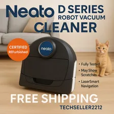 Robot Vacuum Cleaner Neato D Series | BVD8-RS/HP | Tested