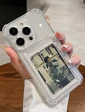 Clear Case With Card Slot And Photo Holder - iPhone 15 Pro