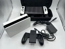 Nintendo Switch OLED Video Game Console HEG-001 White, W/