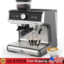 Espresso Machine With Grinder 20 Bar Espresso Coffee Maker