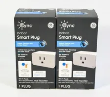 2 GE CyncIndoor Smart Plug Makes Devices/Lamps Smart
