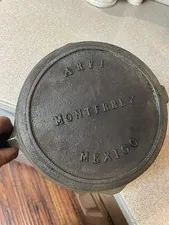 Vintage Monterrey Mexico Cast Iron Skillet–Rare Foundry
