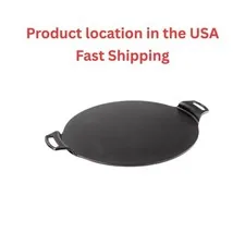 Cast Iron Seasoned Pizza Pan 15"