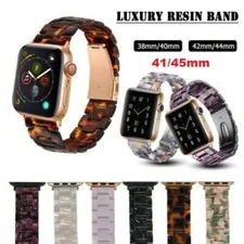 Resin Watch Band Strap Bracelet For Apple Watch Series 10