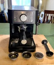 De'Longhi EC260BK Stainless Steel Espresso Machine 15 BAR