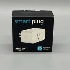 Amazon White Smart Plug (Works With Alexa To Voice Control