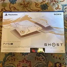 PlayStation 5 Pro Console Covers Ghost Of Yotei Gold