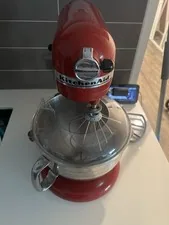 Kitchen Aid Professional 6 HD 6 Quart Bowl Mixer Red