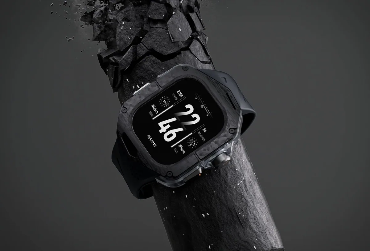 AULUMU A01 APPLE WATCH CARBON FIBRE CASE